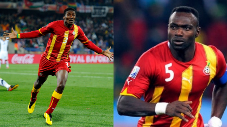 VIDEO: Asamoah Gyan Hilariously Shares A Story Of How John Mensah Nearly Beat Him Up In A Dressing Room After A Football Match