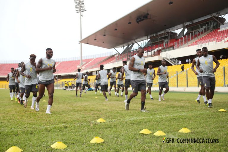 Black Stars Hold Final Training Session Ahead Of South Africa Clash (Photos)