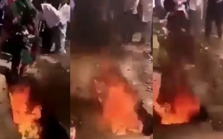 Church Members Walk In Fire As Pastors Make Them Practice How To Survive Hell Fire