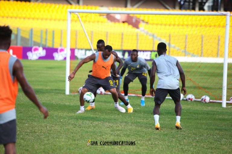 PHOTOS: 2021 AFCON-Bound Ghana Hold Training In Accra Ahead Of São Tomé Clash