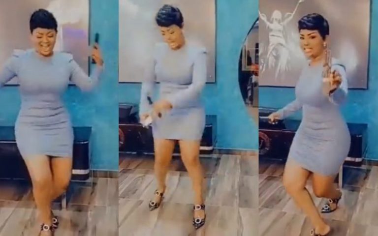 Lady Disgraces Nana Ama Mcbrown For Wearing GHS20 Dress Despite Being A Celebrity