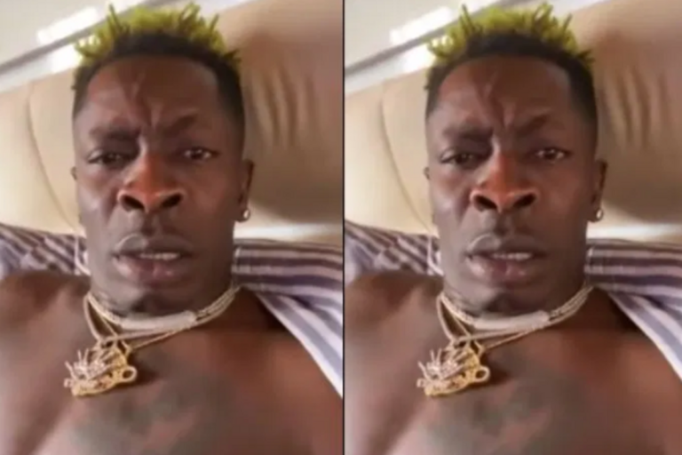 “You’re Bathing Us With Saliva, You’re Not Talking” – Nigerians Troll Shatta Wale Over His Grammy Video