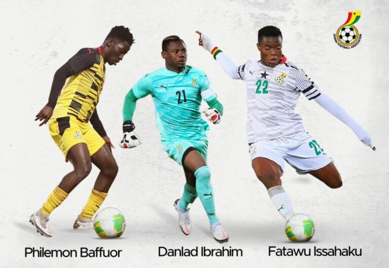 AFCON U-20 MVP Fatawu Issahaku And Two Black Satellites Players Earn Black Stars Call-Up