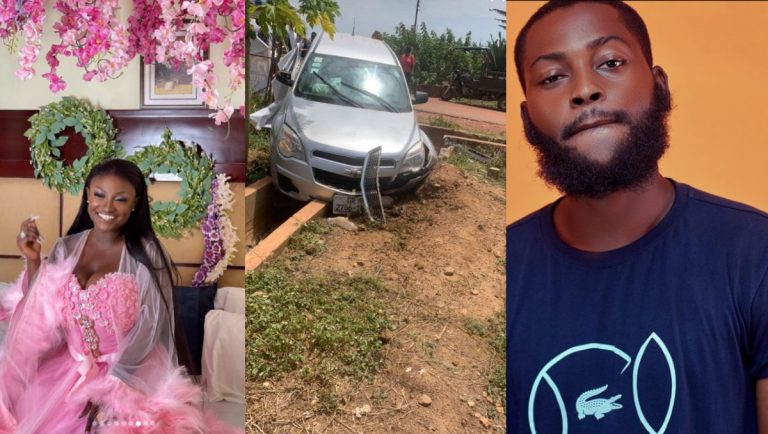 “The Devil Is A Lair” – Abena Moet’s Husband Jayessah Reacts To The Sad News Of Her Accident