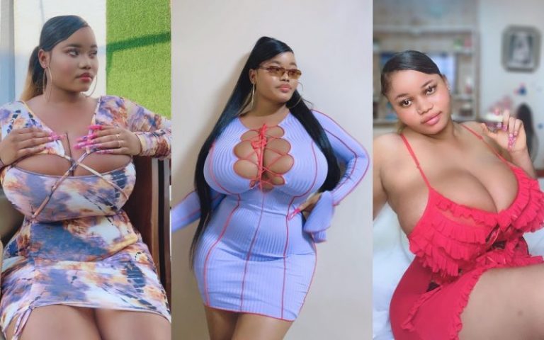 Photos&Videos: Meet Ada La Pinky; The Instagram Celebrity Giving Nigerian Governors And Senators Pressure With Her Beautiful Curvaceous Body And Gargantuan Melons