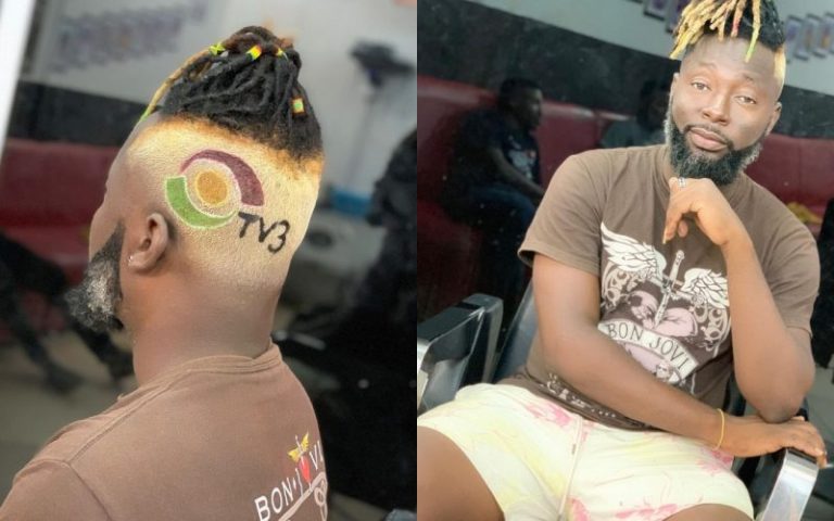 Man Causes Massive Stir As He Draws TV3 Logo on His Head