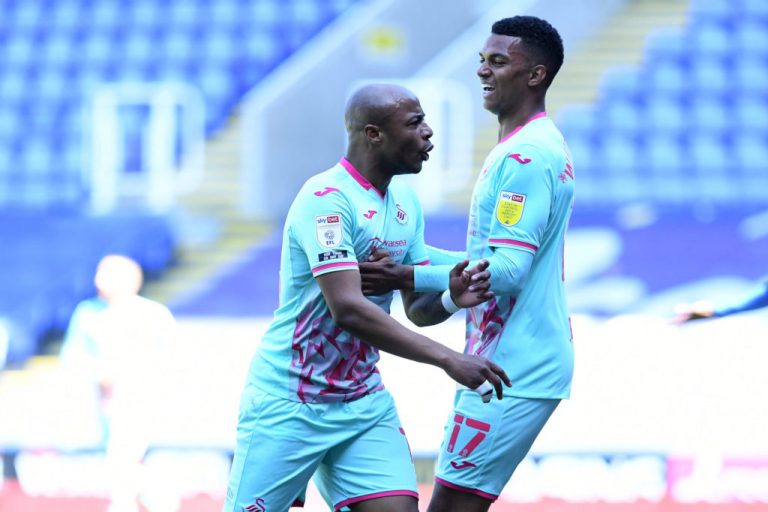 Andre Ayew Equals Career Best Of 16 League Goals As Late Strike Secures Playoff Spot For Swansea