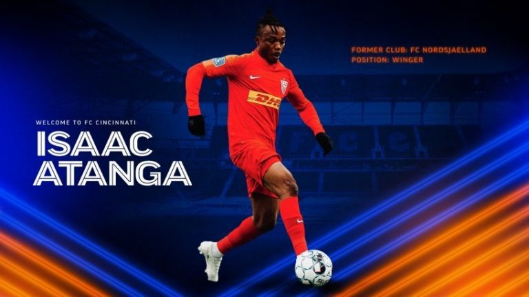 Ghanaian Winger Isaac Atanga Joins MLS Side Cincinnati From Nordsjaelland