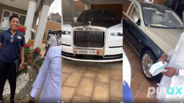 Dr. Kwaku Oteng Flaunts His Fleet of Cars And Mansion In Kumasi After Surprising Ohemaa Woyeje With A Plush Car