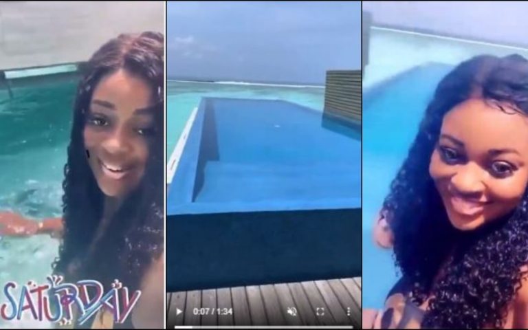 Video: Jackie Appiah Shows Off The Luxury She Is Enjoying Whiles On Vacation Abroad