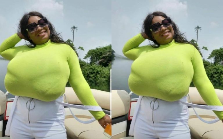 Massive Reaction As New Lady With Heavy Chest Twice The Size Of Pamela Odame’s Chest Pops Up