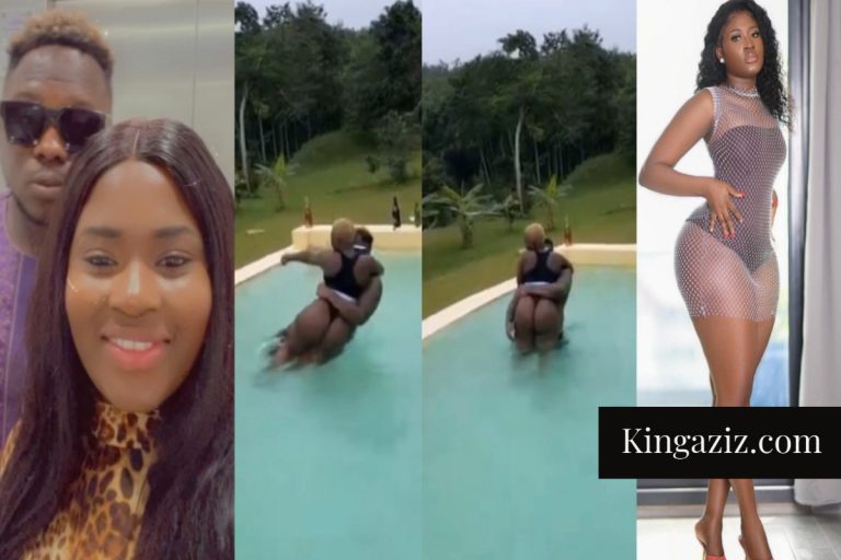 VIDEO: Medikal Carries Fella Makafui’s Heavy ‘Loads’ And Bang Them In Swimming Pool On His 27th Birthday