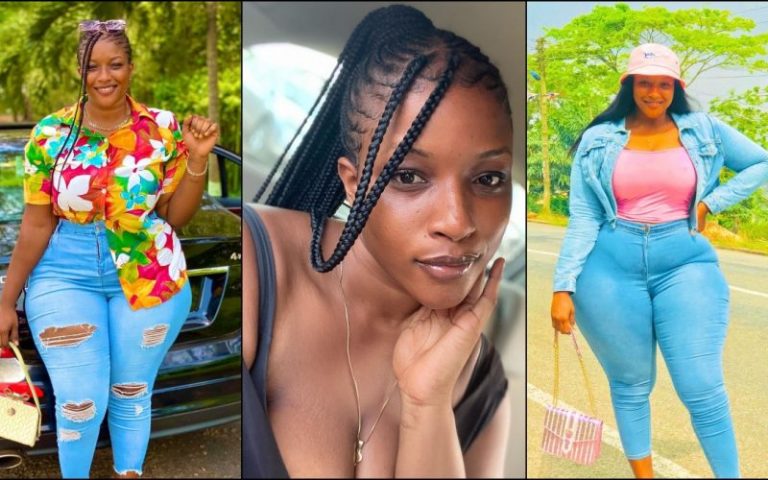 Photos+Videos: Meet Naa Ayeley; The Plus Size Ghanaian Beauty Who Might Catch Shatta Wale’s Attention With Her Gargantuan Shape