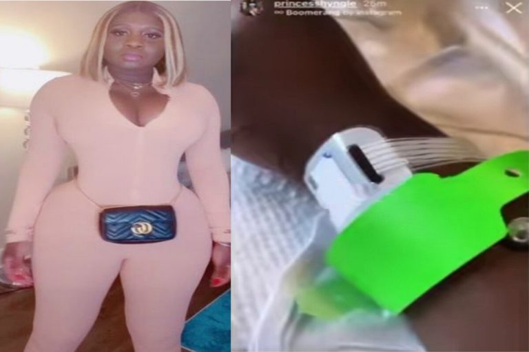 VIDEO: Princess Shyngle Rushed To Hospital In An Ambulance After Attempting Suicide Again In The U.S