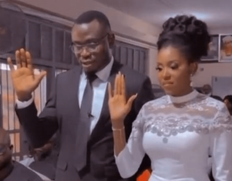Actress Biola Adebayo Off The Singles Market As She Gets Hitched To Her Heartthrob (VIDEO)
