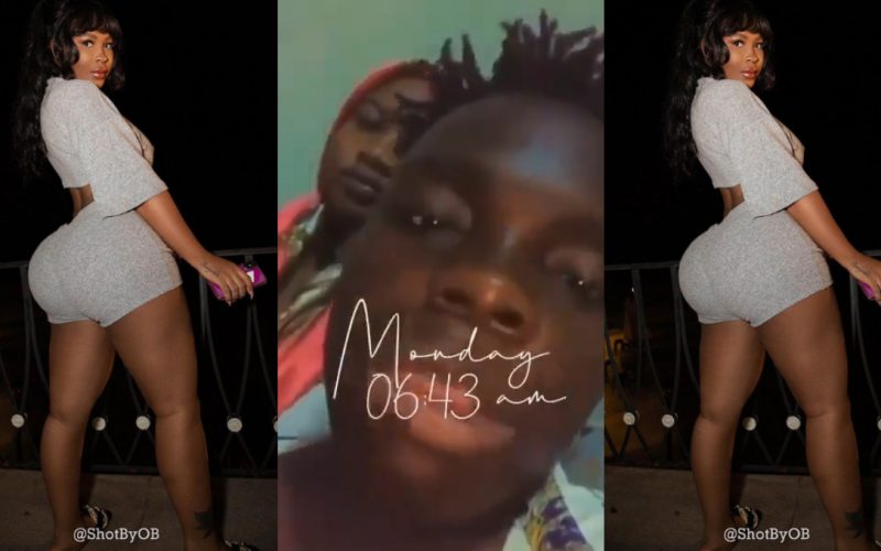 Shatta Bandle and Curvaceous Nigerian Girlfriend