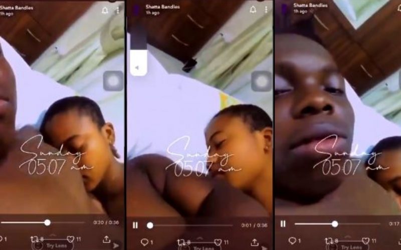 Shatta Bandle and little girl bedroom video