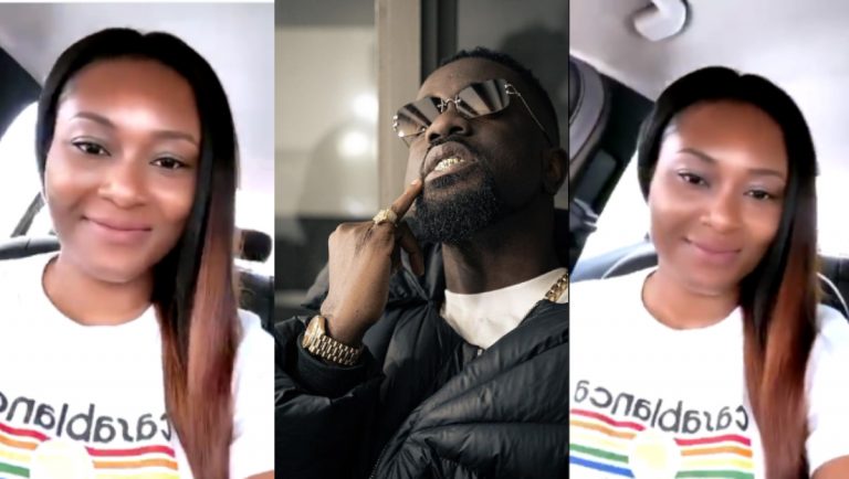 Sarkodie’s Wife Tracy Sarkcess Spotted Jamming To His New Song ” No Fugazy” As She Cruise In Town