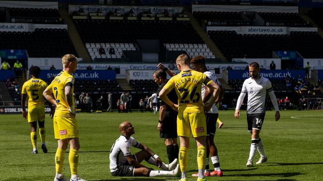 Swansea City Manager Steve Cooper Gives Update On Andre Ayew’s Injury Against Wycombe