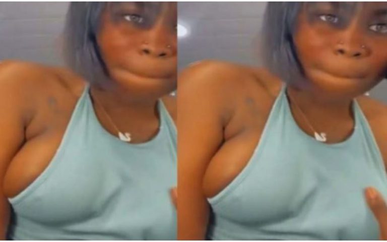 Yaa Jackson Bares It All As She Intentionally Puts Her Cute Melons On Display Whiles Jamming ”Mount Zion”