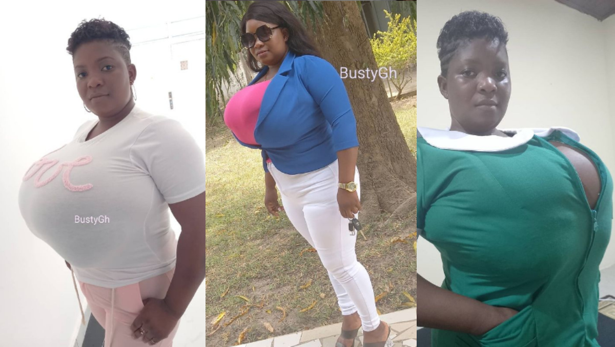 Forget Pamela Odame; Meet Busty GH The Ghanaian Beautician With The Heaviest Chest (Photos & Video)