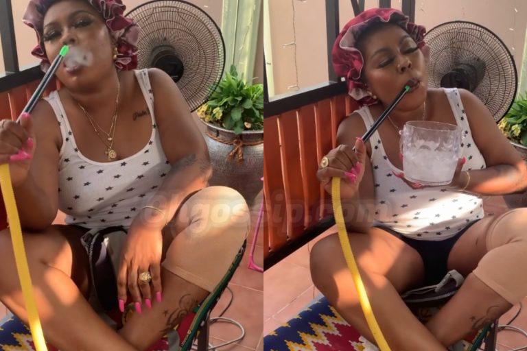 Repented Afia Schwarzenegger Causes A Stir As She Was Spotted Smoking “Shisha” In a Viral Video