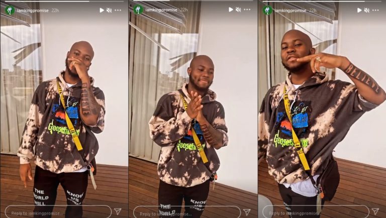 King Promise Flaunts His Tattoo For The First Time