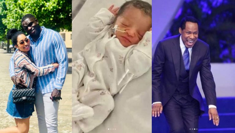Pastor Chris Oyakhilome Daughter And Her Ghanaian Husband Welcome Their First Child