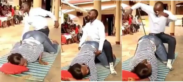 Drama As 16-Year-Old Boy Beats Pastor For Grabbing His Girlfriend’s Backside