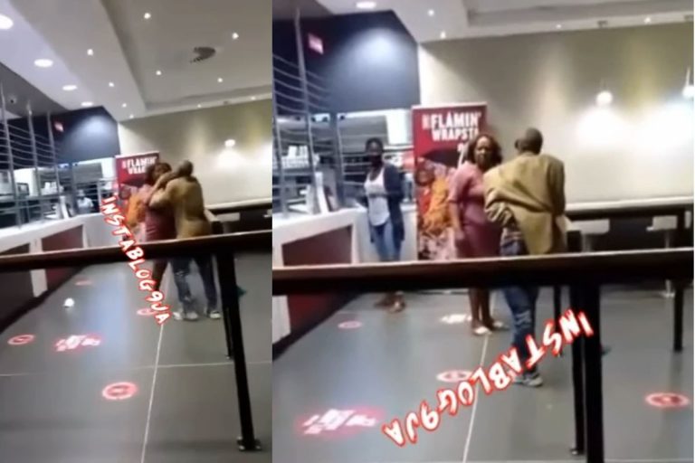 VIDEO: Woman Slaps Her Man Twice In A Restaurant Just Because He Couldn’t Pay For Their Meal