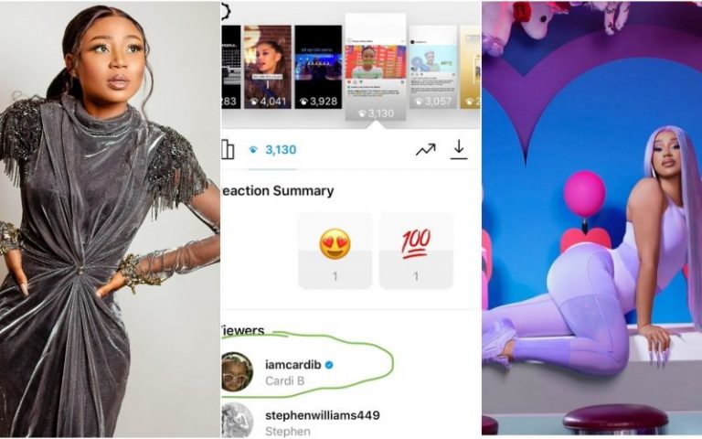 Akuapem Poloo Cries Like A Baby After Her ”Twin Sister” Cardi B Viewed Her Instagram Stories