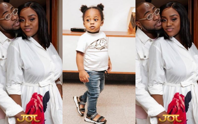 Davido and Chioma and son Ifeanyi