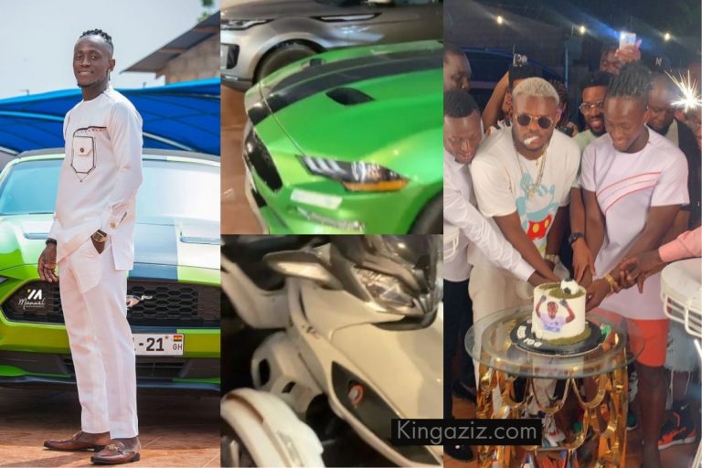 VIDEO: Ghanaian International Footballer Emmanuel Boateng Shows Off His Fleet Of Luxury Cars As He Celebrates His Birthday In Grand Style