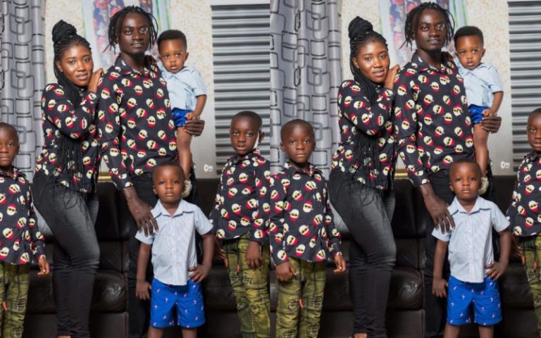Ghanaians Advise Lilwin To Go For A DNA Test Because None Of His Kids Look Like Him
