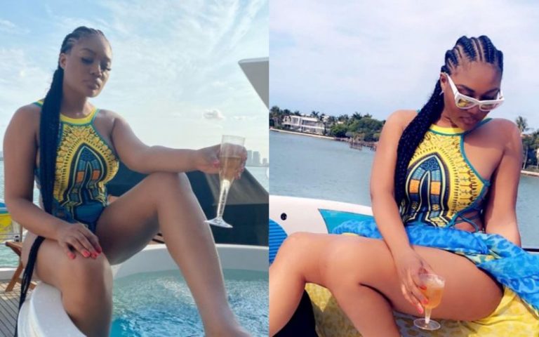 37-Year-Old Sandra Ankobiah Puts Her Raw Thighs On Display And Fans Can’t Keep Calm