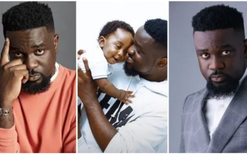 Sarkodie and son