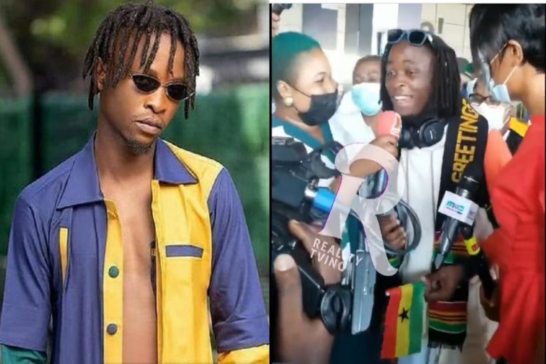 Laycon Receives A Heroic Welcome As He Arrives In Ghana For Meet And Greet (VIDEO)