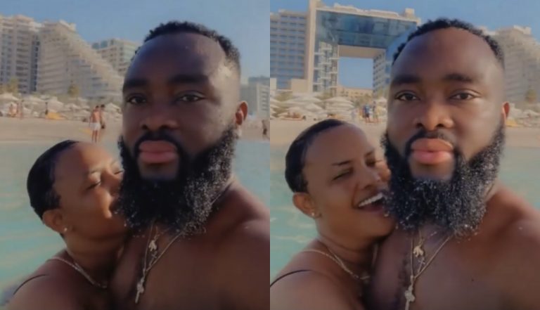 VIDEO: Nana Ama Mcbrown And Husband Spotted Enjoying Some Quality Time At The Beach