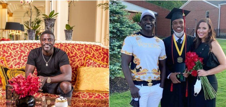 Massive Reactions As Singer ‘Akon’ Shows Off His Cute Son Who Just Graduated From The University