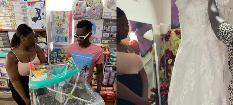 Shemima Of Date Rush Pregnant? Spotted Shopping For Baby Items And Wedding Gown With Ali (Video&Photos)