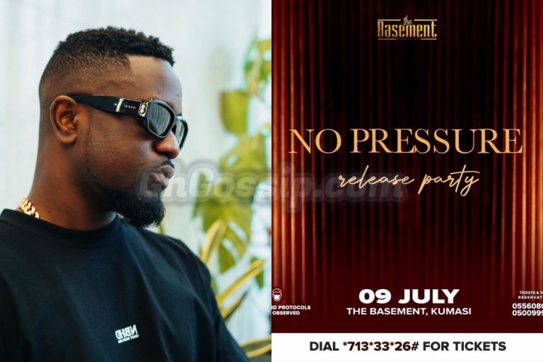 Sarkodie To Host The ‘No Pressure’ Album Release Party In Kumasi