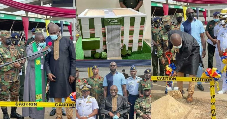 Kennedy Agyapong Cuts Sod To Build $3m Cardio Centre At 37 Military Hospital (Photos&Video)
