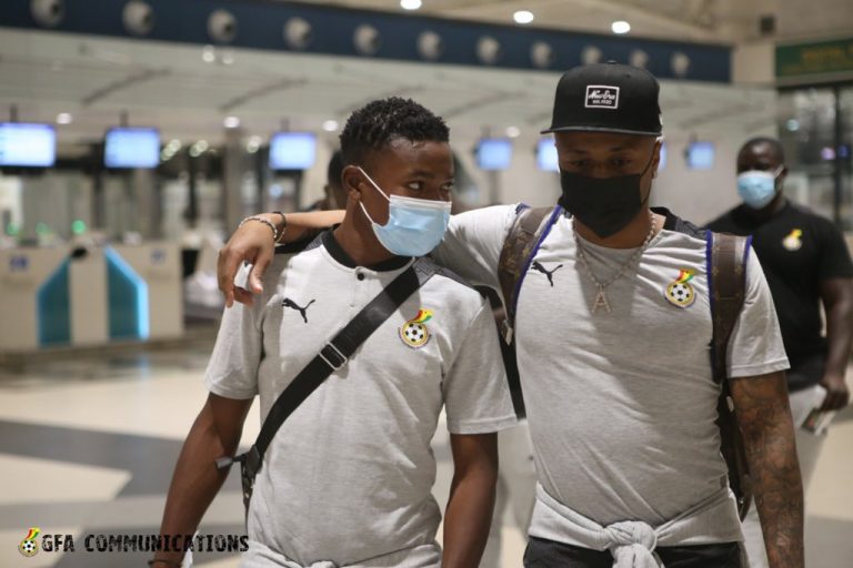 PHOTOS: Black Stars Leave For Morocco Friendly