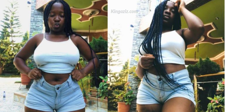 Akua Saucy Storms Social Media With Another Breathtaking Photos Showing Her Huge ‘Cocoa Pod’