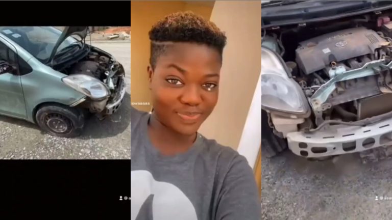 Popular TikTok Star And Koo Fori’s Daughter ‘Asantewaa’ Involved In An Accident (Video)