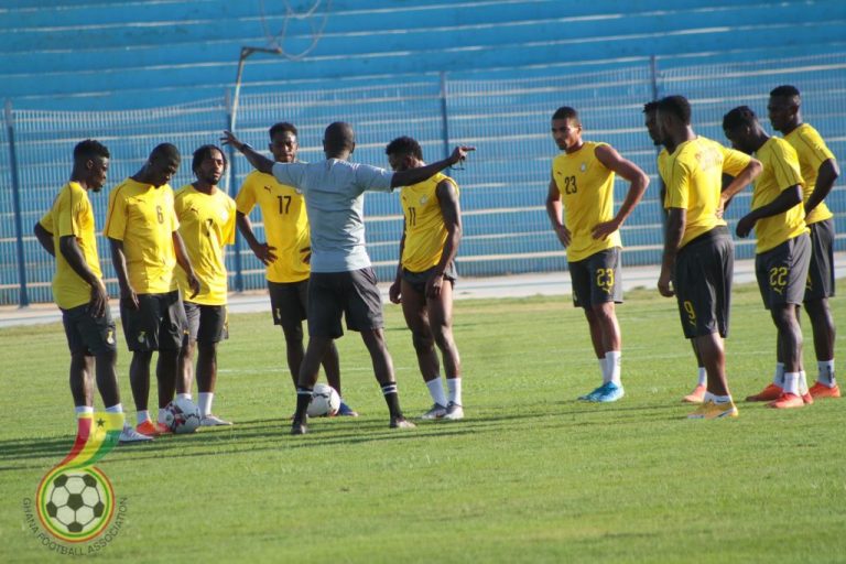 PHOTOS: Black Stars Hold First Training In Cape Coast Ahead Of Ivory Coast Friendly