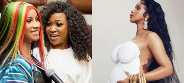 Akuapem Poloo Reacts To News Of Cardi B’s Pregnancy; Says She Is Happy For Her Twin