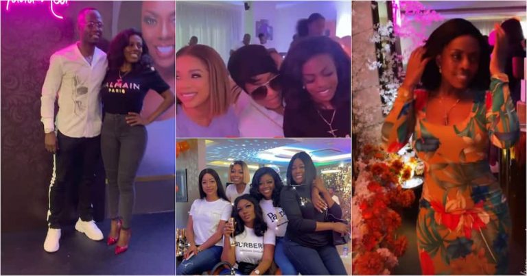 VIDEO: Nana Aba Anamoah Holds Birthday Party With Stonebwoy, Joselyn Dumas, Sandra Ankobiah, Serwaa, Others