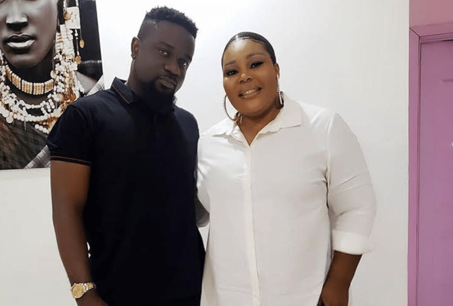 Sarkodie and Ceccy Twum
