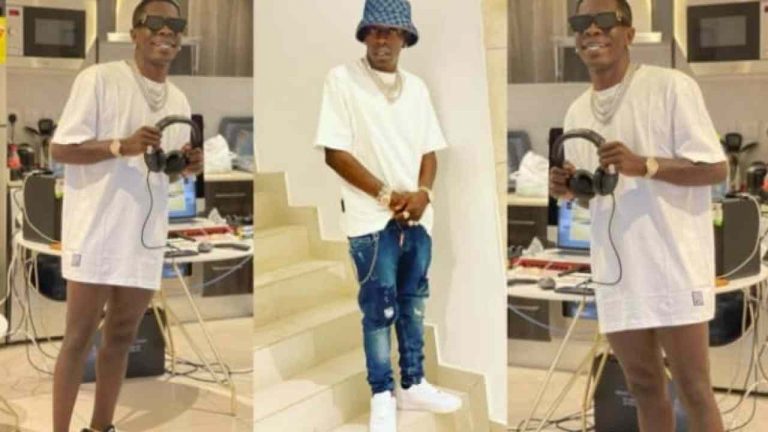 Shatta Wale Goes Pantless After Being Trolled For Wearing Fake Jeans (Photos)